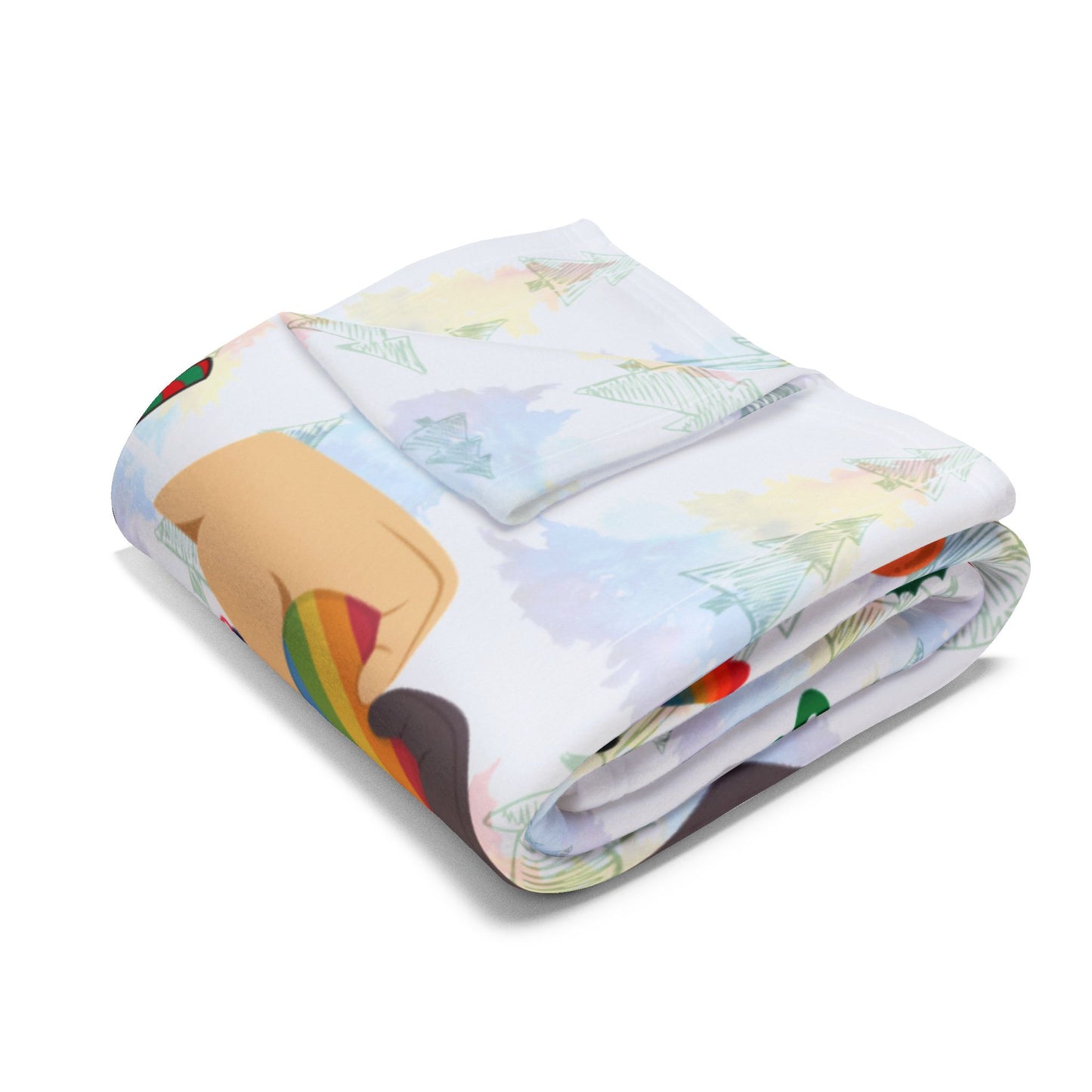 Holiday Pride | Community Pride | Velveteen Microfiber Blanket