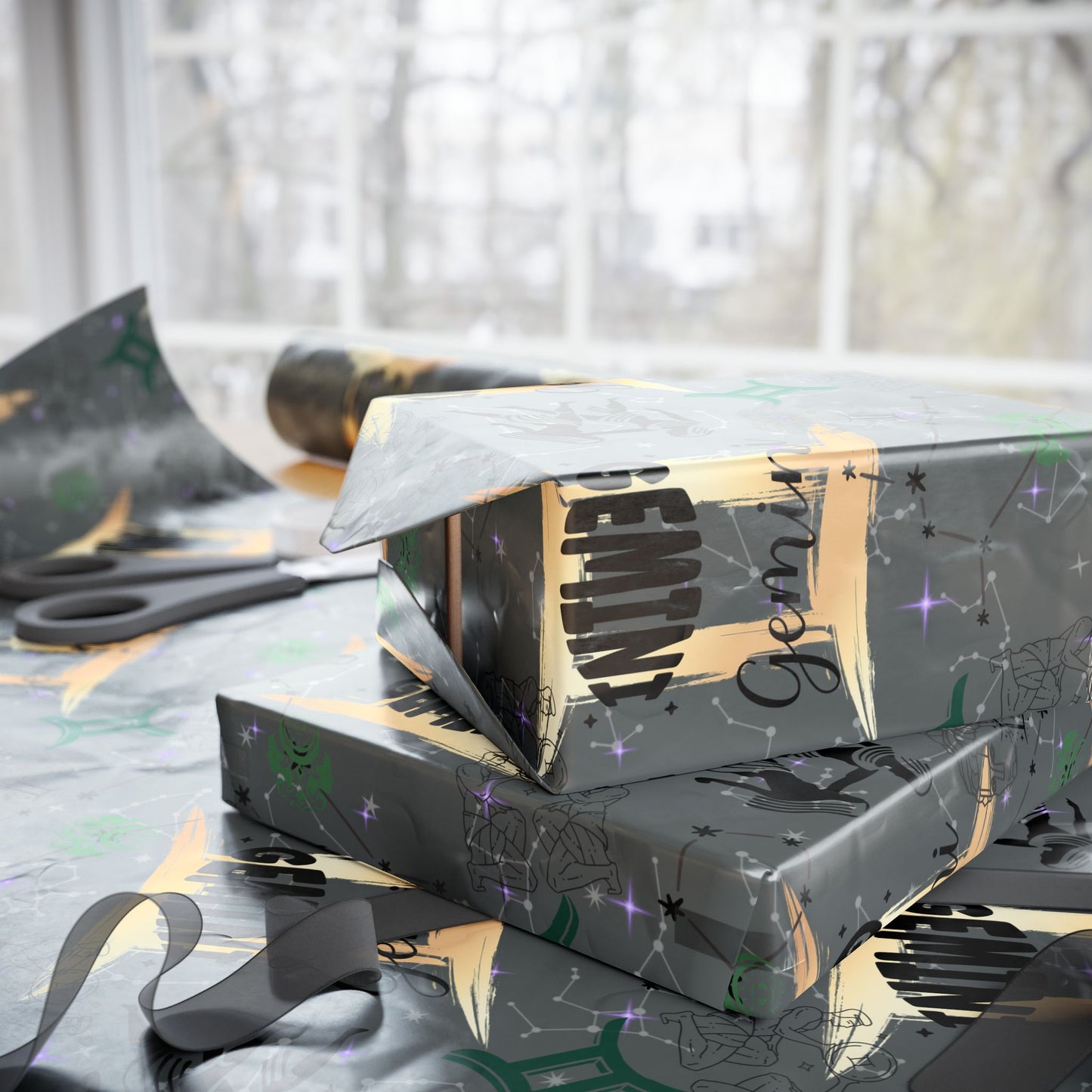 Gemini | Zodiac Birthday Wrapping Papers