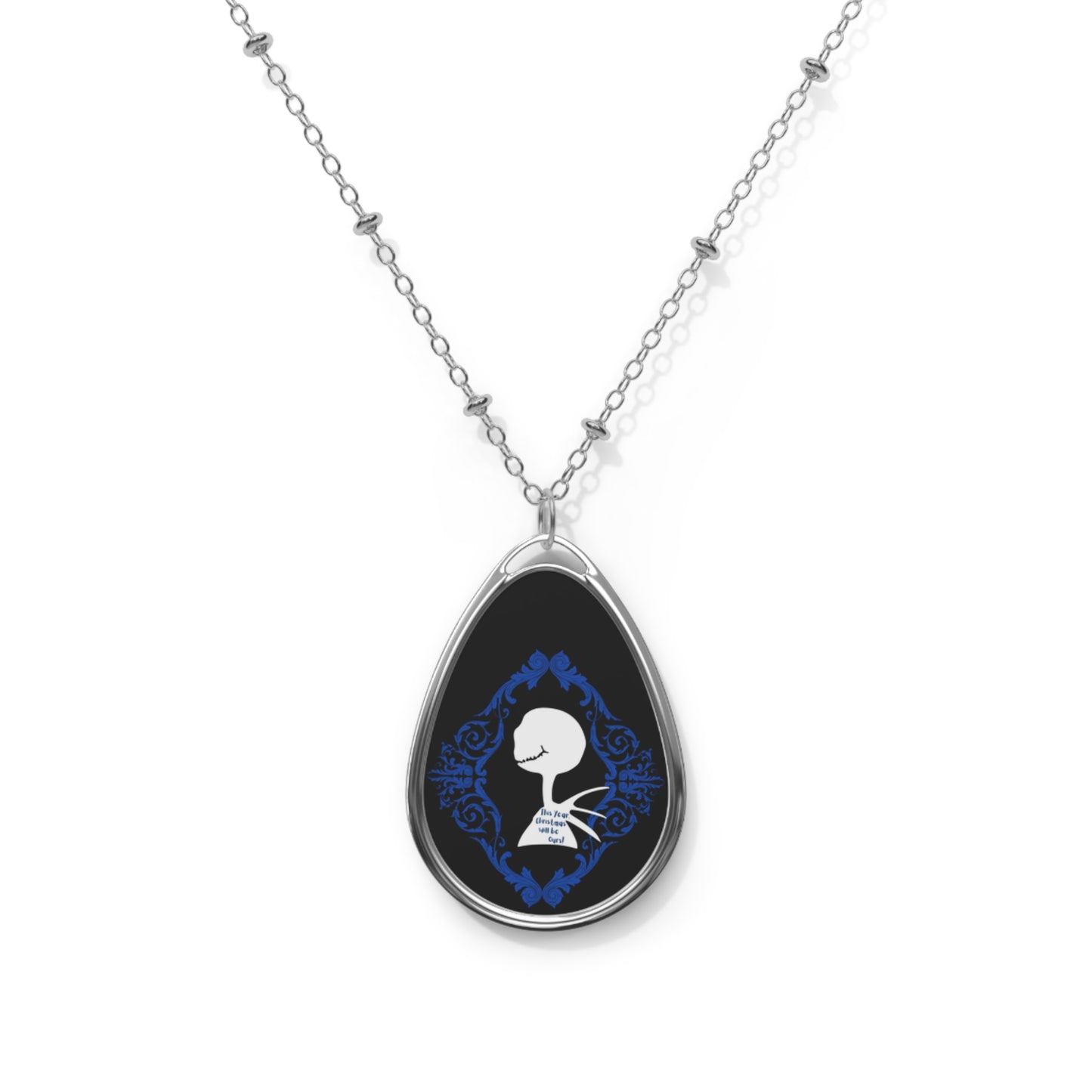 Mr. J.  Skellington | This Year…  | Oval Necklace
