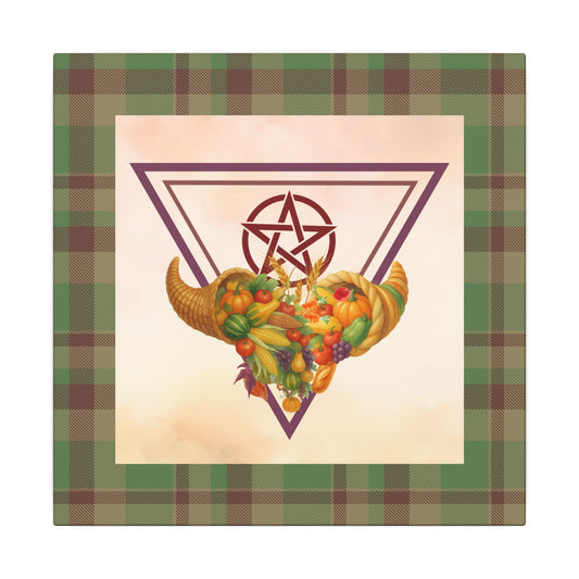 Harvest | Fall Equinox | The Bountiful Harvest Cornucopia on Stretched Canvas