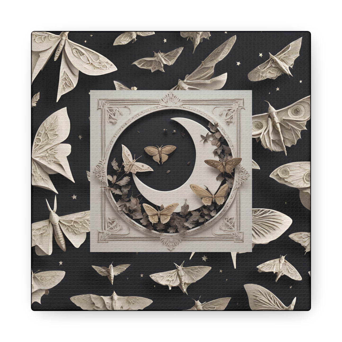 Moon Moths Canvas Gallery Wraps