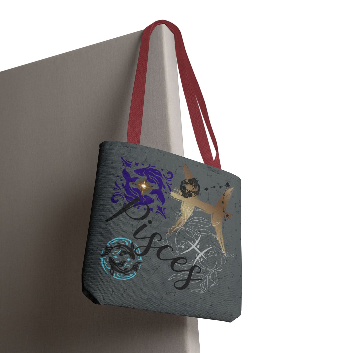 Pisces Zodiac Tote Bag — Mystic Astrology Collection