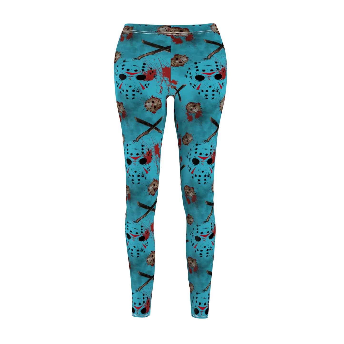 Horror Nightmare Leggings | Crystal Lake | All-Over Print Women's Casual Bottoms