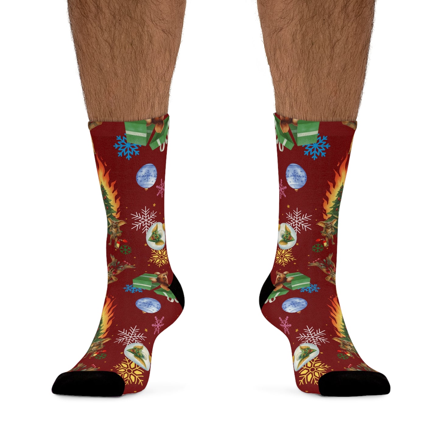 Horror Socks | Twisted Laffy XMas| Recycled Poly Socks | Cozy and Scary