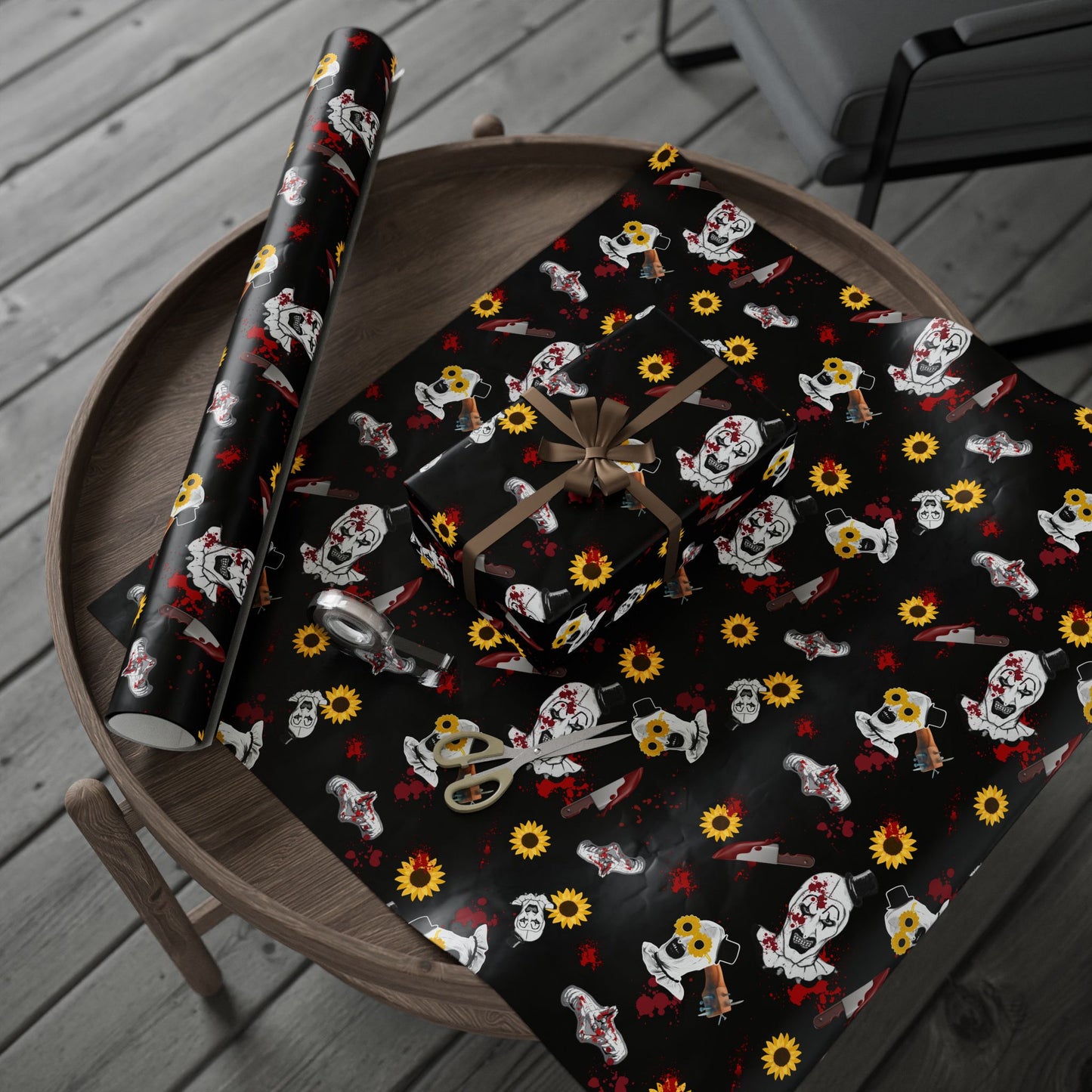 Wrapped in Horror | Sunny T | Nightmare Wrapping Paper
