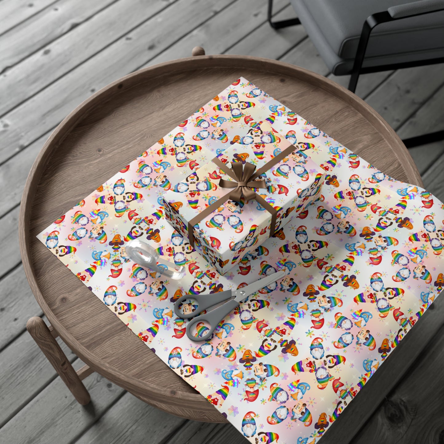 Pridemas Gnomes | Holiday Gift Wrap