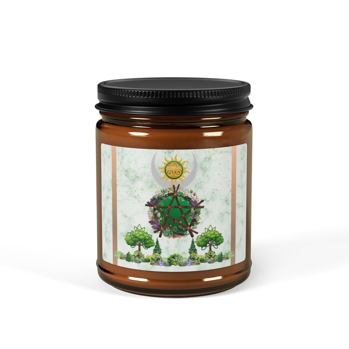 Midsummer | Summer Solstice | Scented Soy Candle (Amber Jar)