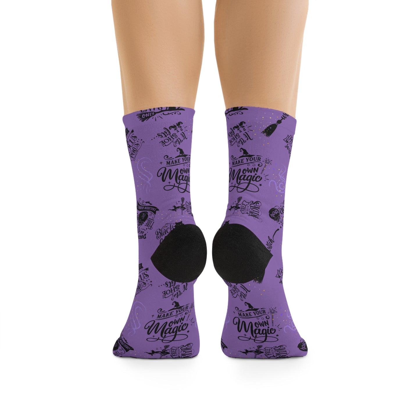Witch Quotes Socks | Recycled Poly Socks | Fun and Positive Messages