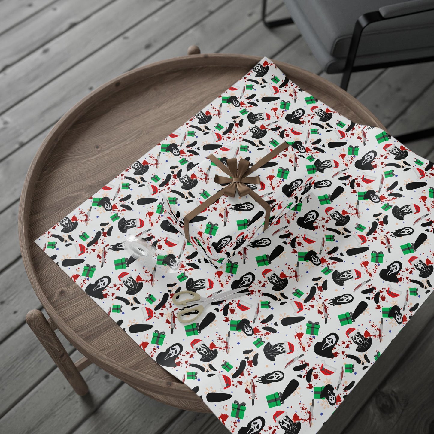Horror Holidays (White) | Nightmare Holiday | Wrapping Paper