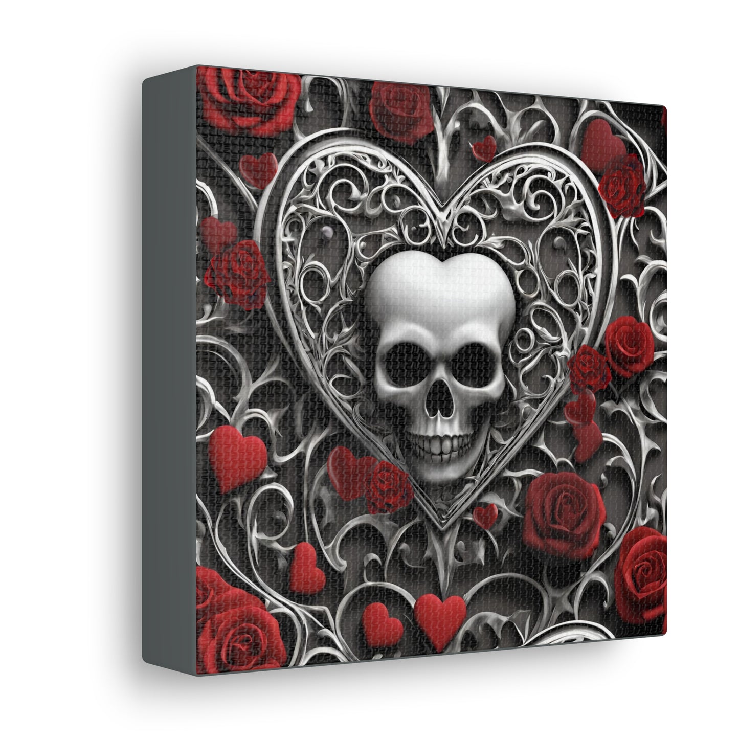 Gothic Hearts Canvas Gallery Wraps