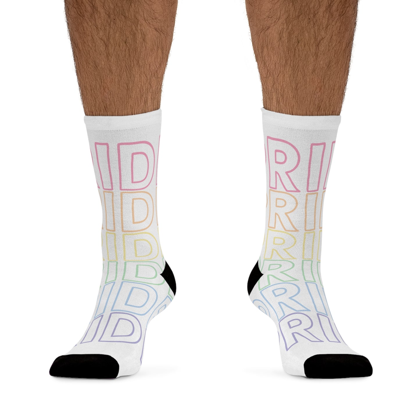 Goth Pride (Rainbow) | Recycled Poly Socks