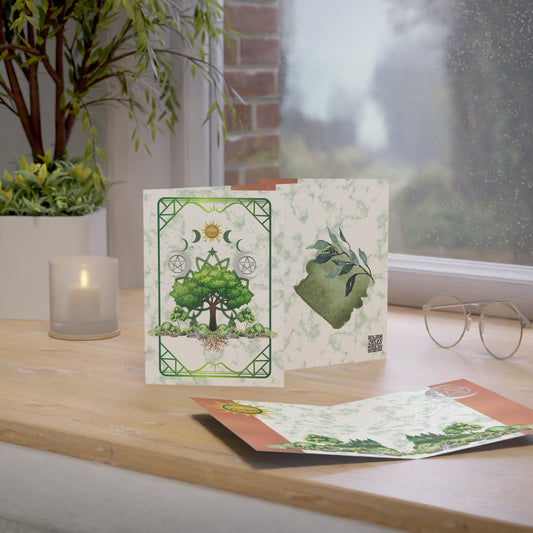 Rebirth Tree | Summer Solstice | Greeting Cards |  (1, 10 pcs)