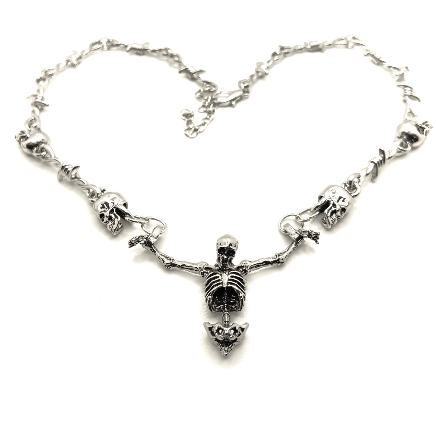Kidemónas (Guardian) Necklace | Stainless Steel Skull Collar