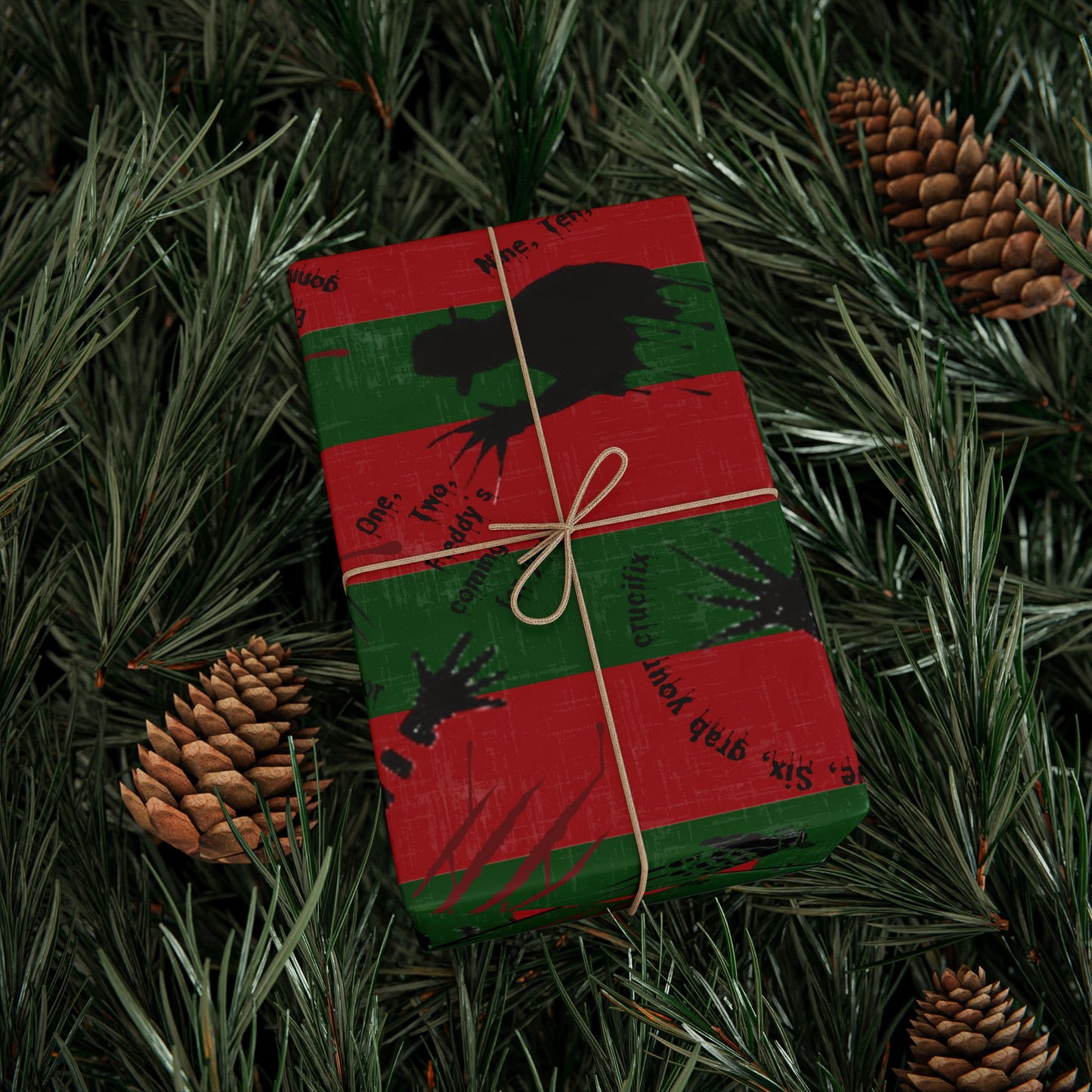 Wrapped in Horror | Dream Street | Nightmare Wrapping Paper