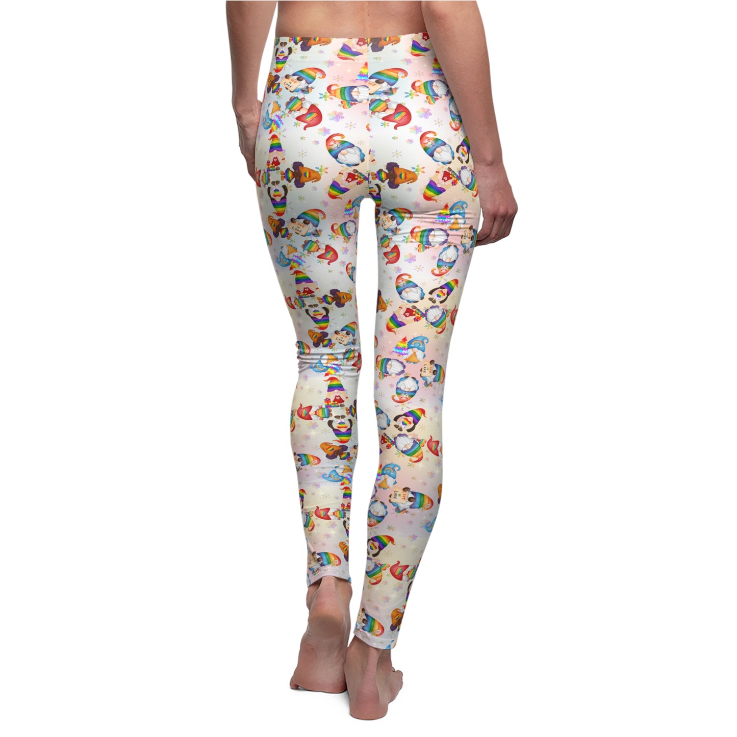 Pridemas Gnome All-Over Print Leggings — Holiday Casual Wear