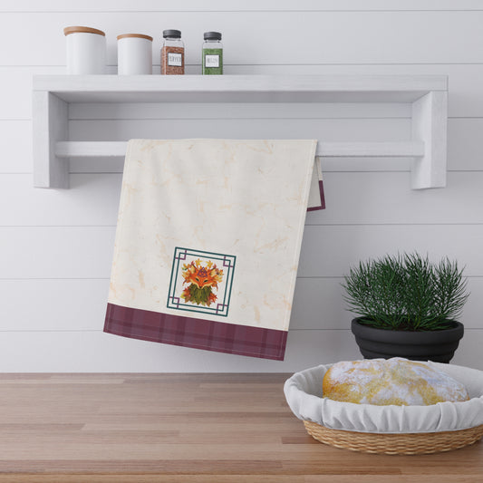 Spiritumn | Fall Equinox | Autumn Plaid Tea Towel