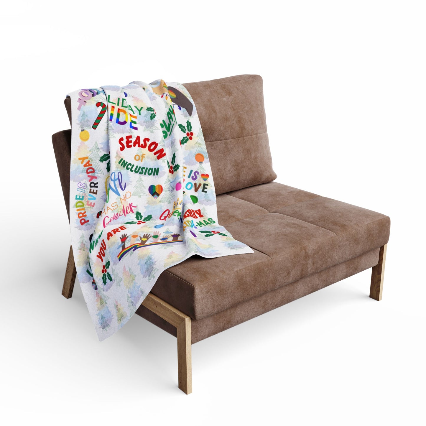 Holiday Pride | Community Pride | Velveteen Microfiber Blanket