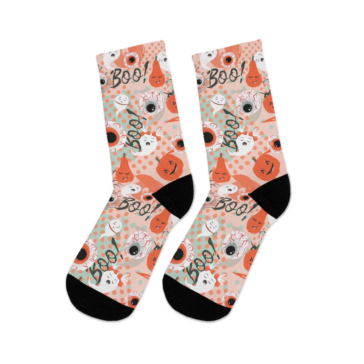 Boos and Ghouls | Creepy Party | Recycled Poly Socks