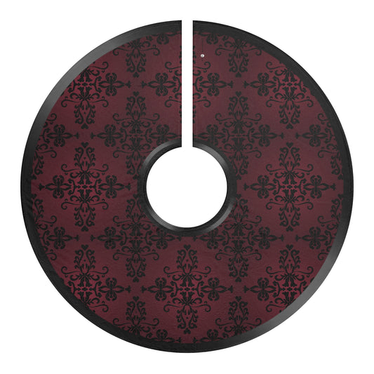 Dark Red Lace | Nightmare Holiday Tree Skirt