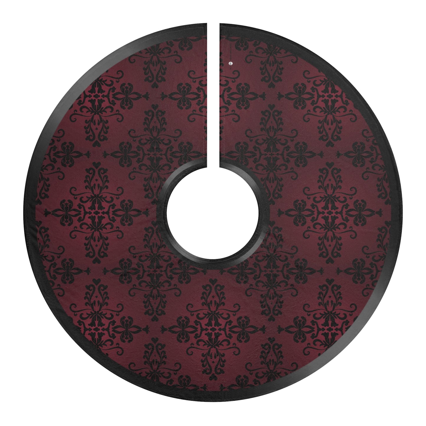 Dark Red Lace | Tree Skirt