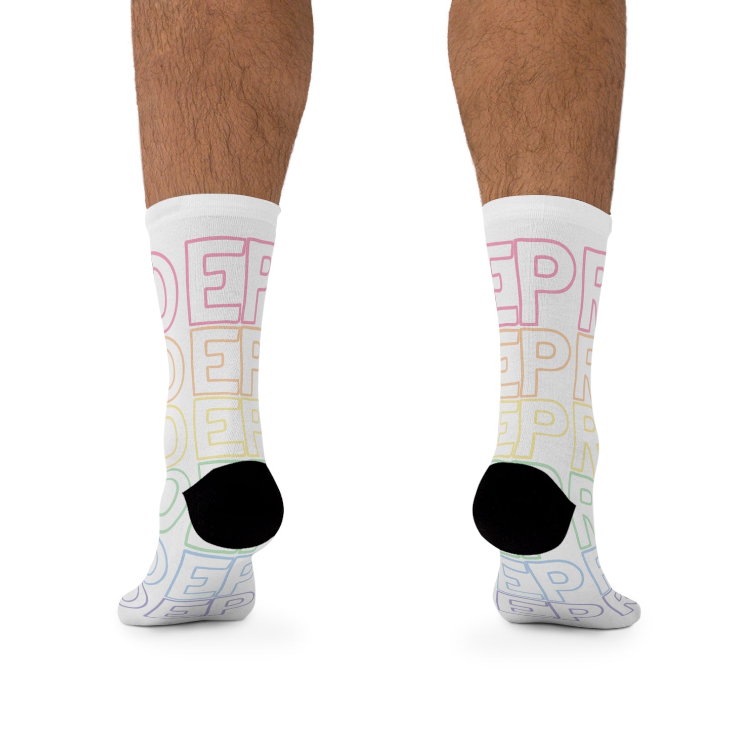 Goth Pride (Rainbow) | Recycled Poly Socks