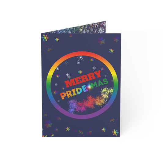 Merry Pride-mas Greeting Cards (1 & 10pc)