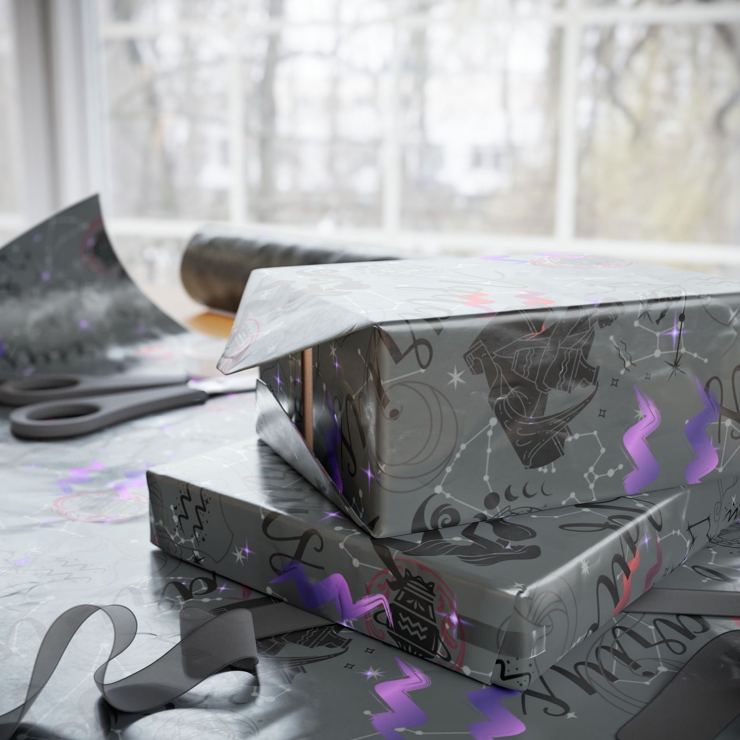 Aquarius | Zodiac Birthday Wrapping Papers