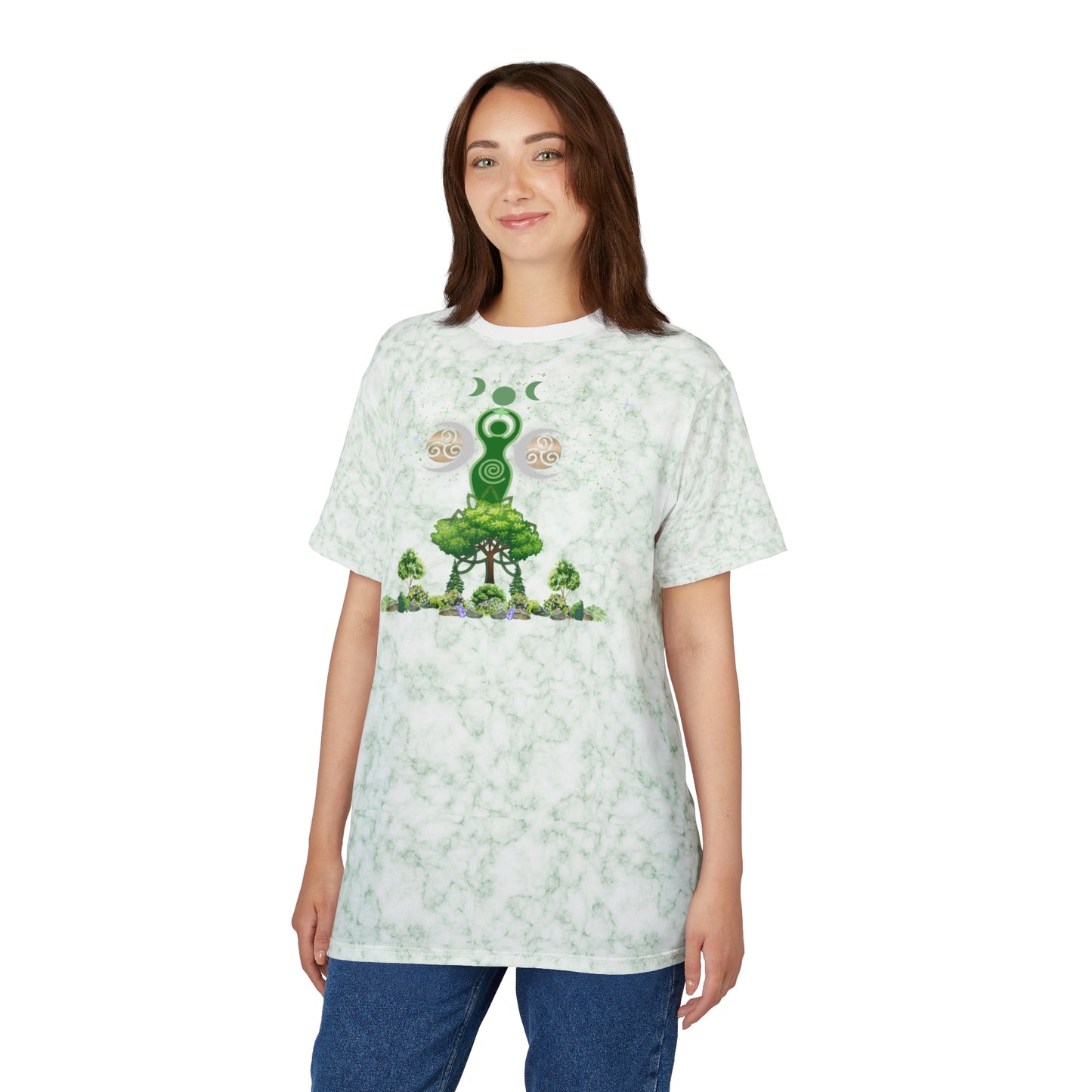 Mother Nature Solstice TShirt | All - Over Print | Pagan Summer Wear