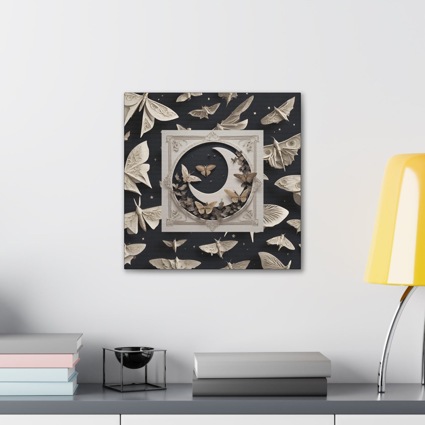 Moon Moths Canvas Gallery Wraps