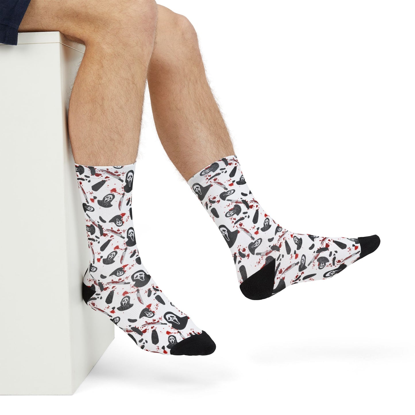 Horror Socks | Have a Good Scream | Recycled Poly Socks | Cozy and Scary