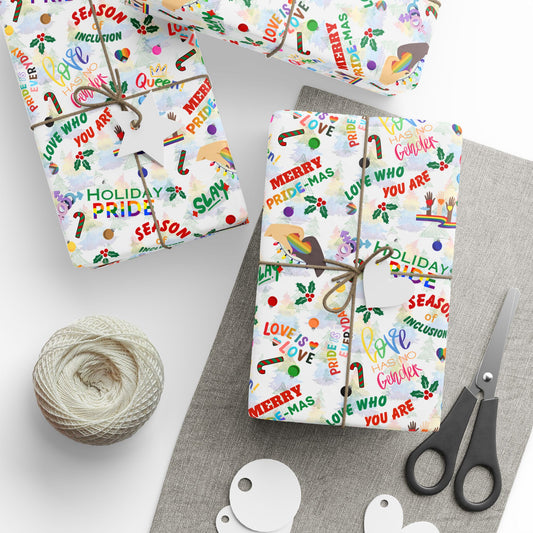 Holiday Pride | Community Pride | Gift Wrap Papers