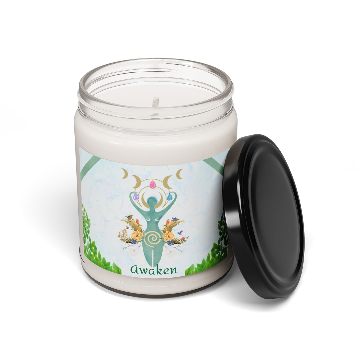 Awaken Nature Candle | Spring Equinox Scented Soy Candle, 9oz