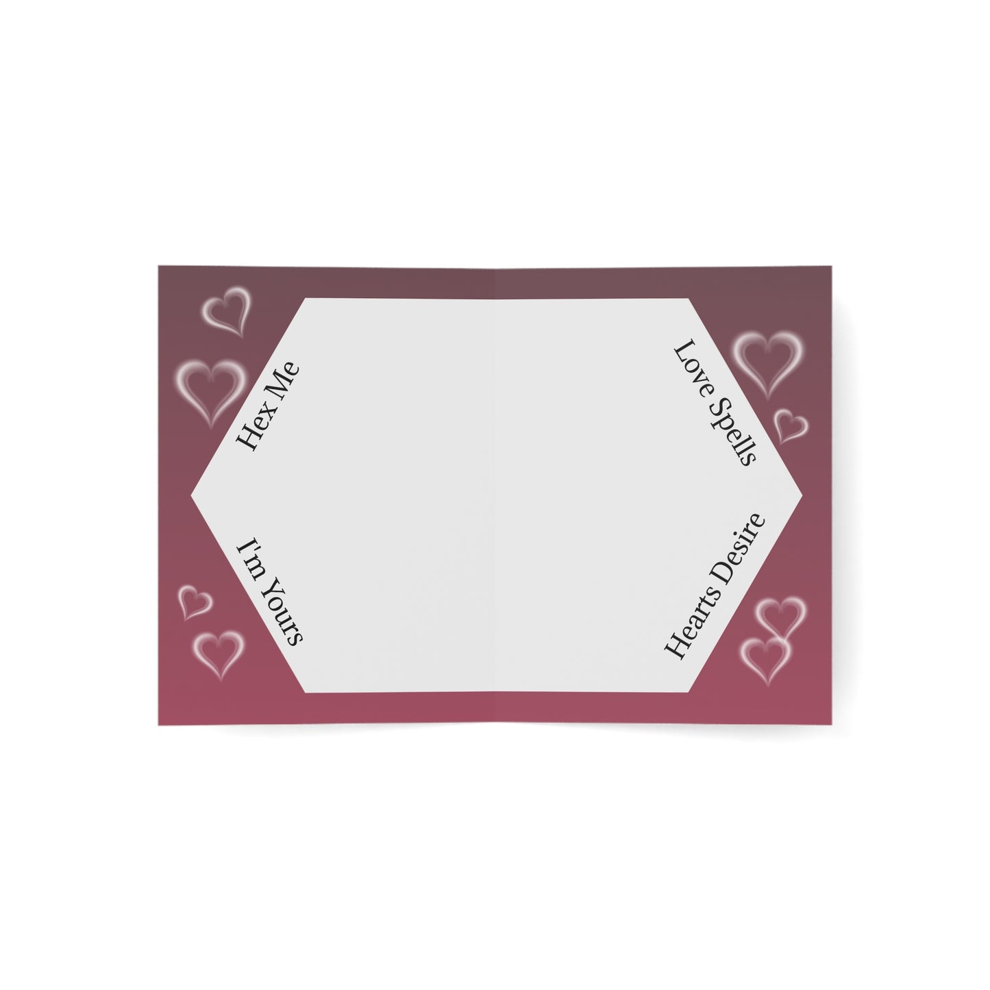 Hex Me, I’m Yours Greeting Card — Witchy Cauldron Love Spell (Single or Pack)