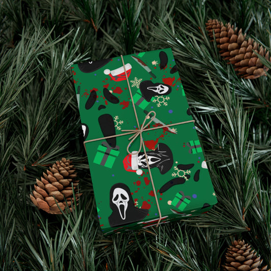 Horror Holidays (Green) | Nightmare Holiday | Wrapping Paper