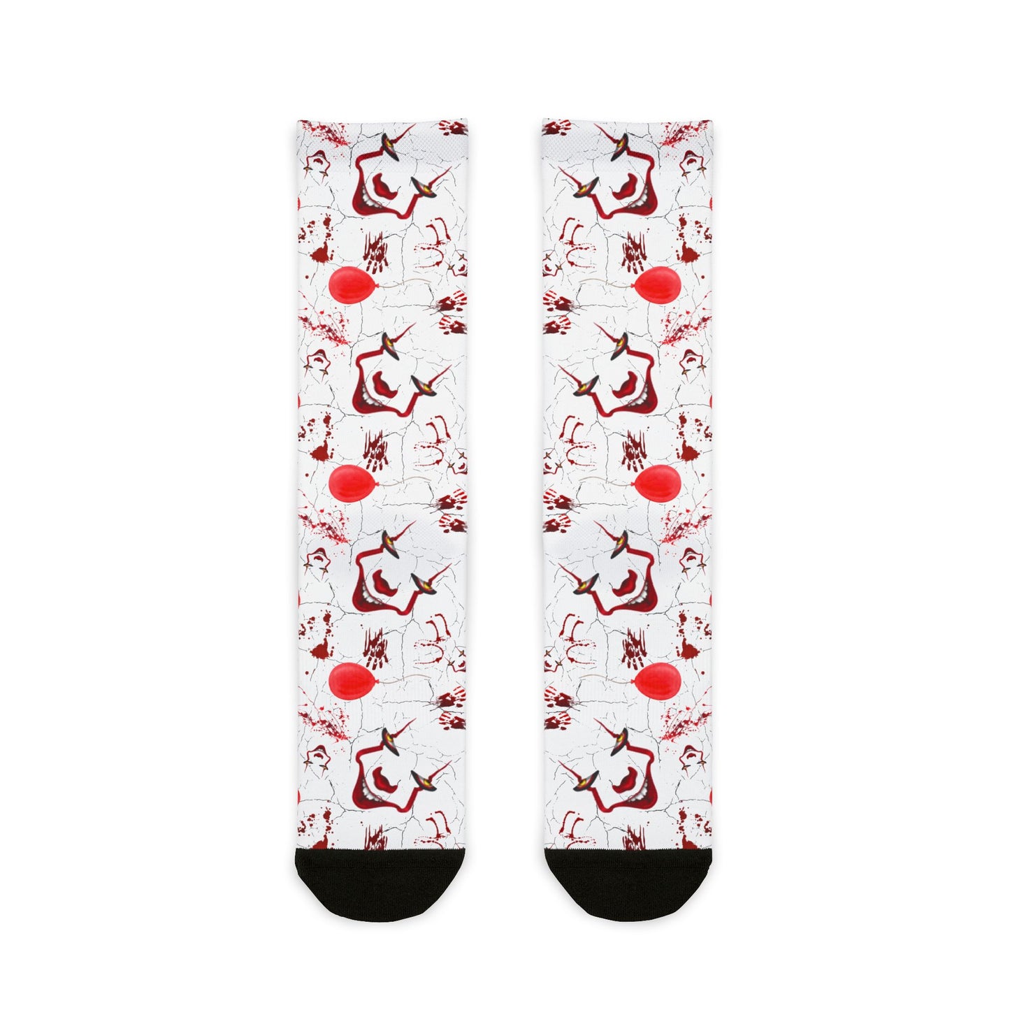 Horror Socks | Red Balloon | Recycled Poly Socks | Cozy and Scary