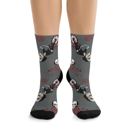 Horror Socks | Piggy Bake | Recycled Poly Socks | Cozy and Scary