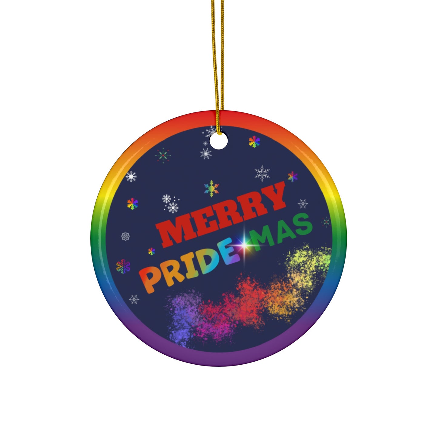 Merry Pride-mas | Heirloom Ceramic Ornaments (1pc, 3pcs, 5pcs, 10pcs)