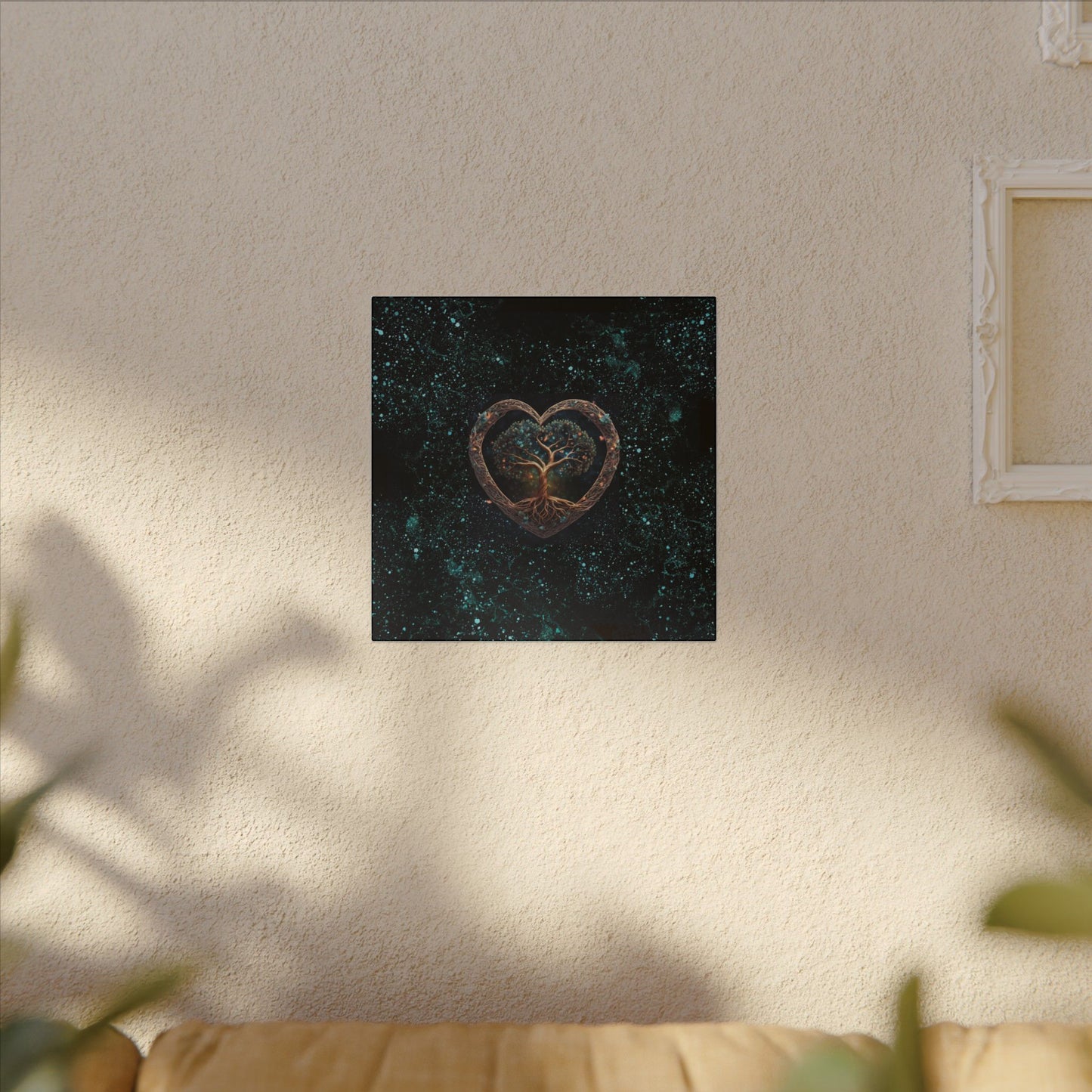 Tree of Life Heart Canvas Art — Stretched Matte Wall Decor