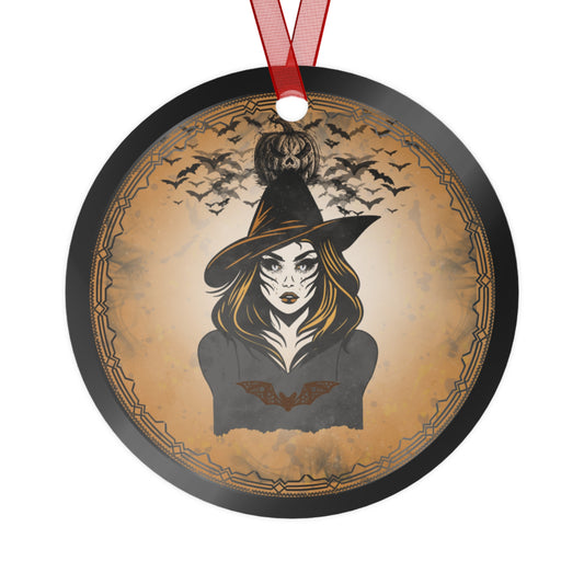 Burnt Orange Lady | Metal Ornaments (1pc)