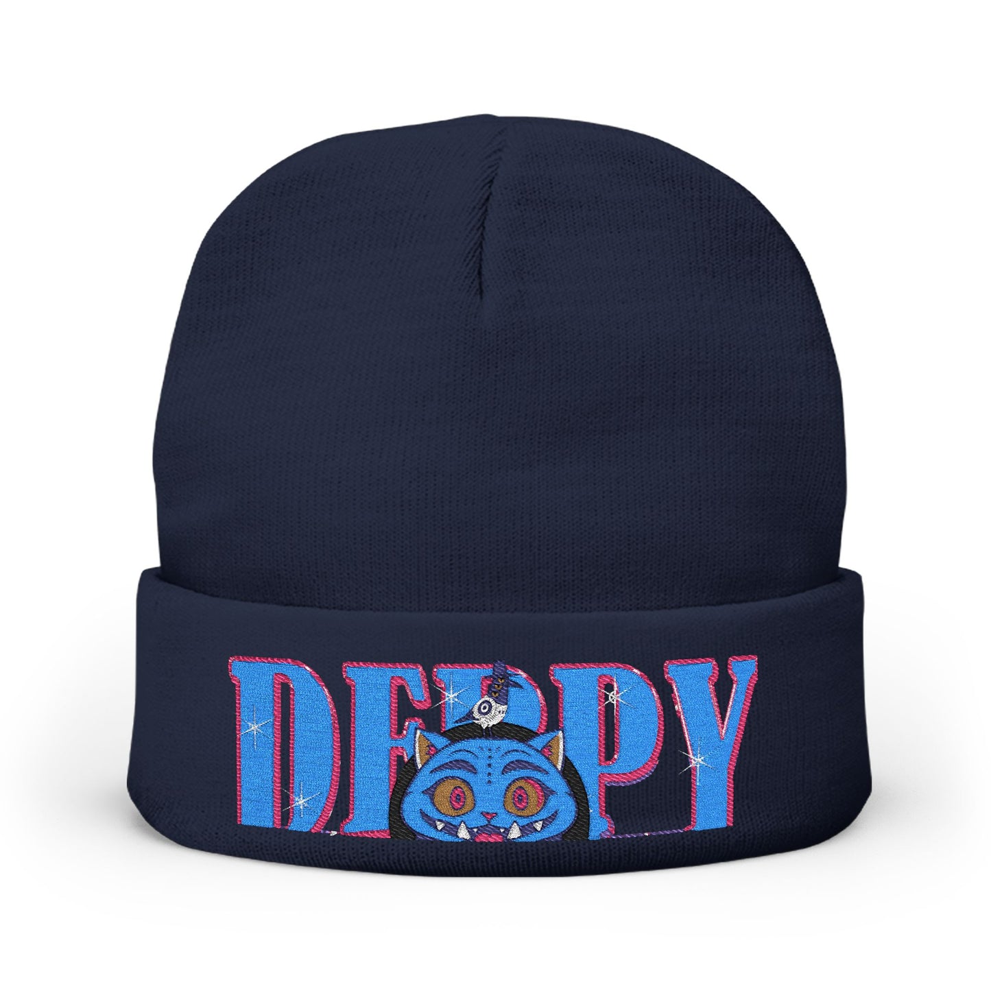 Derpy | Demon Beanie Hat - Nightmares Holiday | Cozy Winter Stylish Accessory is the Perfect Gift