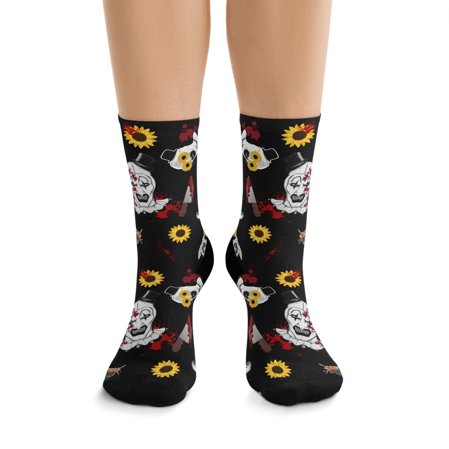 Horror Socks | Sunny T | Recycled Poly Socks | Cozy and Scary