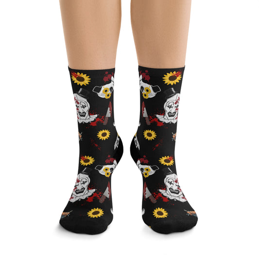 Horror Socks | Sunny T | Recycled Poly Socks | Cozy and Scary