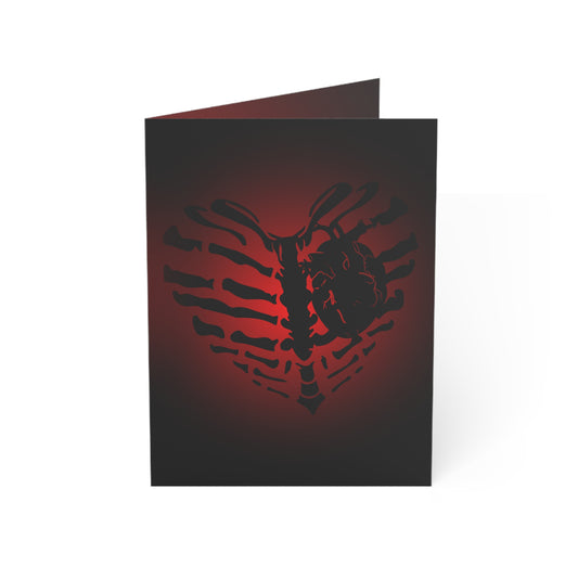 See, My Love | X Ray Heart Gothic Soul | Greeting Note Card (1/10/30/50 pcs)