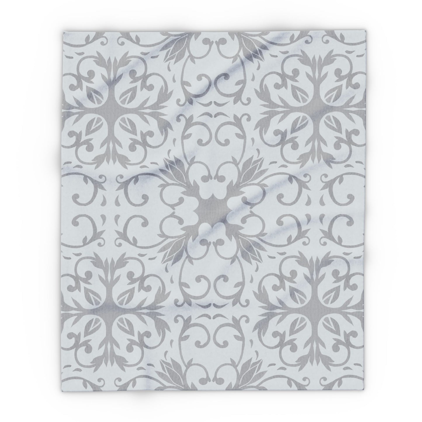 Gray Mist | Solstice Witchy Home Decor | Velveteen Microfiber Blanket (Two Sided)