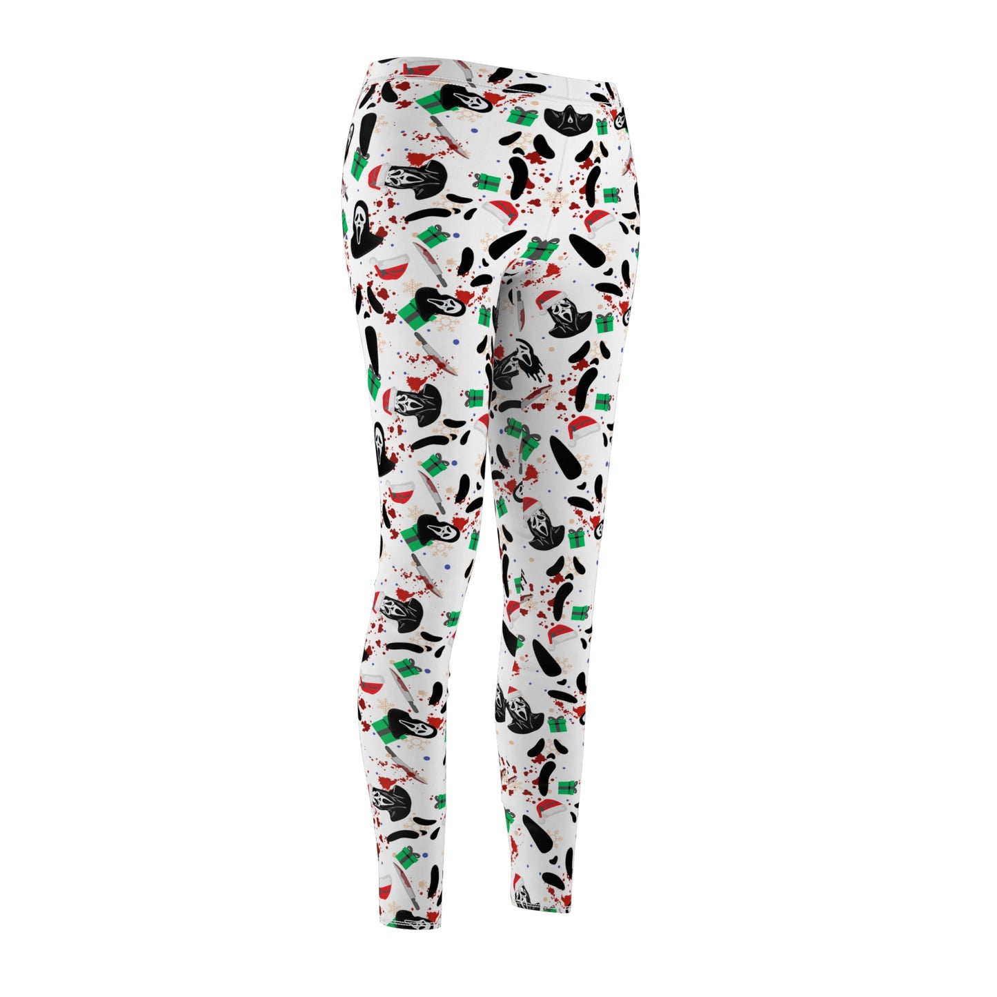 Horror Nightmare Leggings | Good Holiday Scream | All-Over Print Women's Casual Bottoms