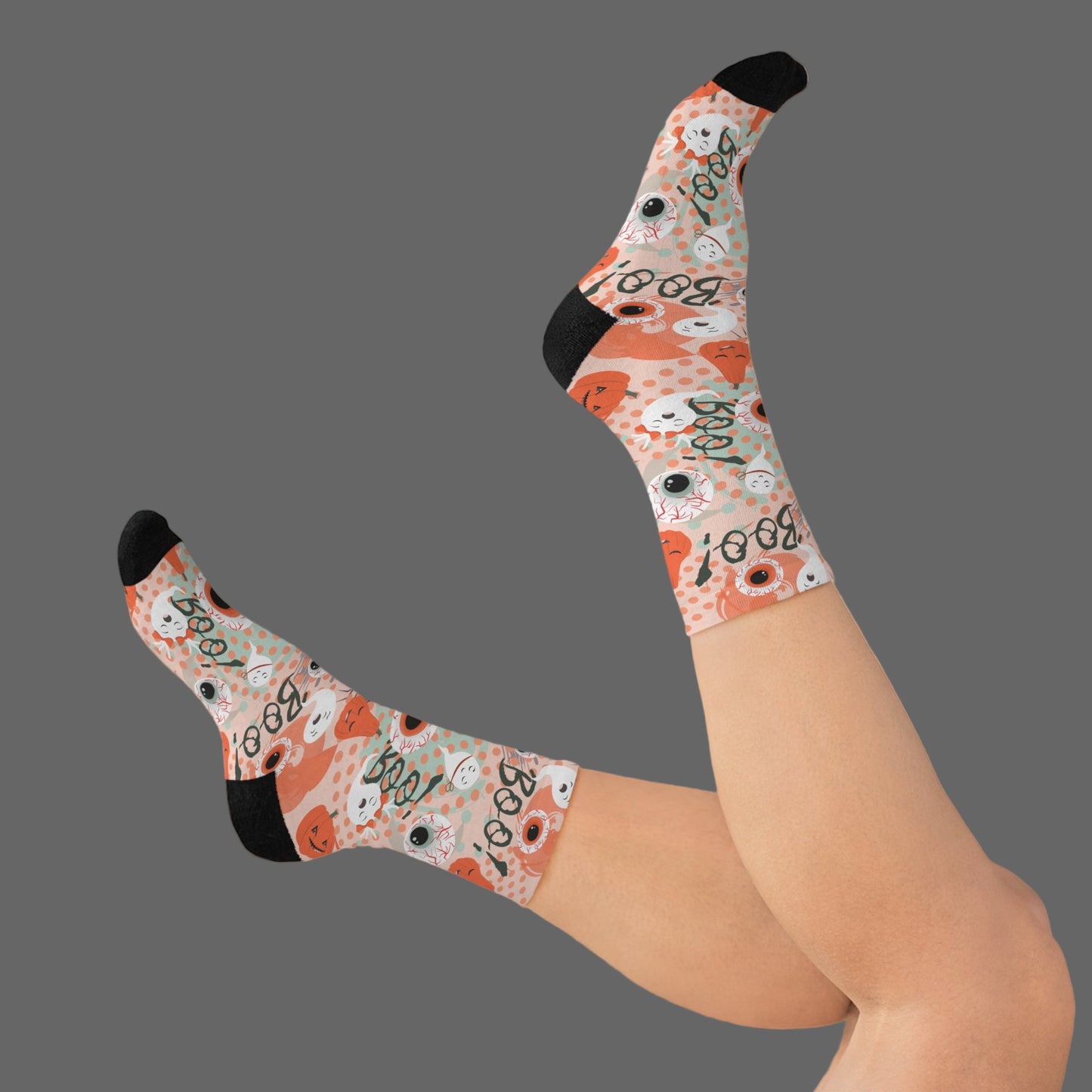Boos and Ghouls | Creepy Party | Recycled Poly Socks