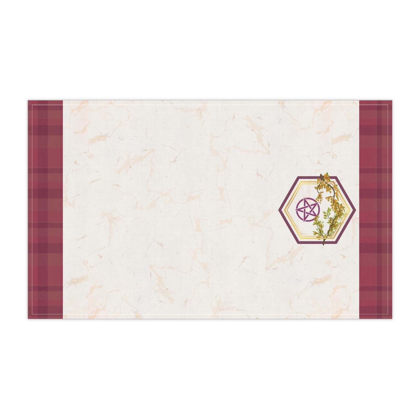 Gratitude | Fall Equinox | Autumn Plaid Tea Towel