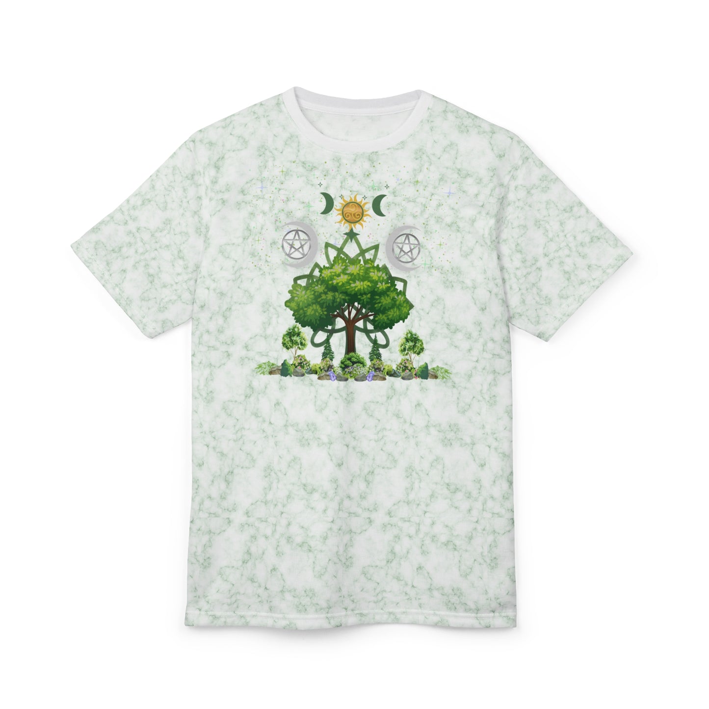 Great Tree Solstice TShirt | All - Over Print | Pagan Summer Wear