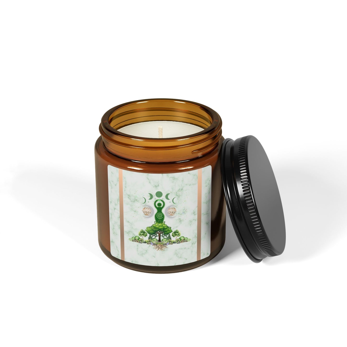 Mother Nature | Summer Solstice | Scented Soy Candle (Amber Jar)