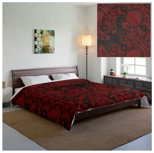 Vampire Red Comforter